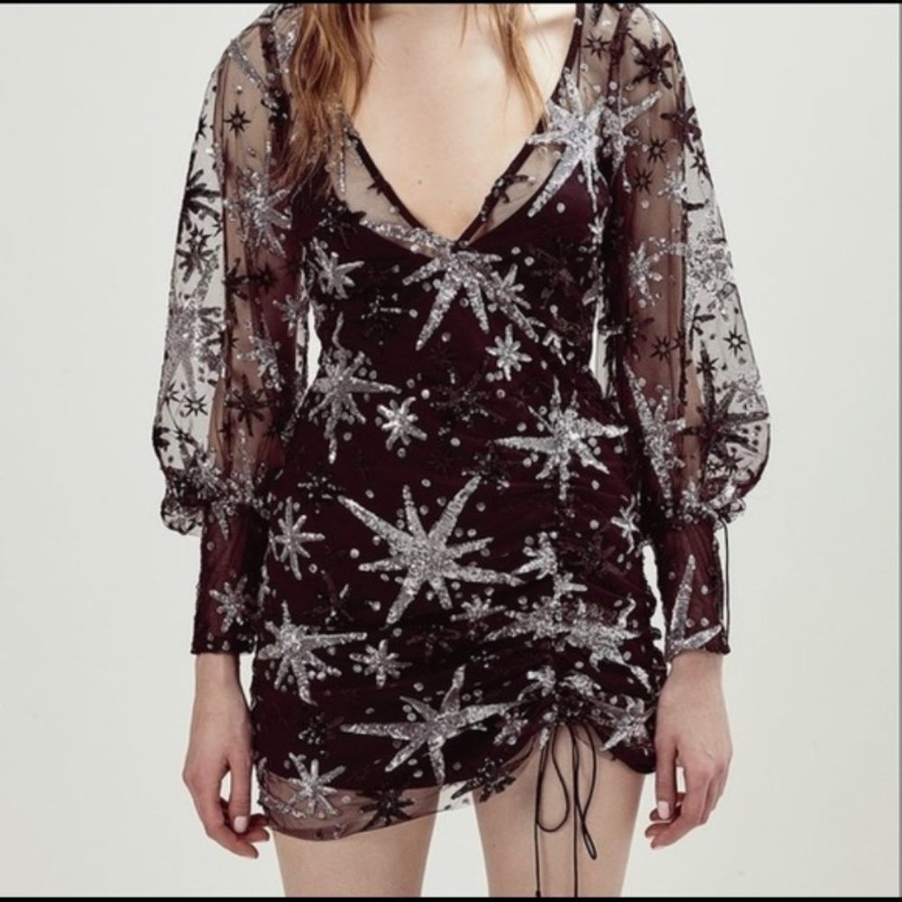 For Love & Lemons Stardust Night Out Dress